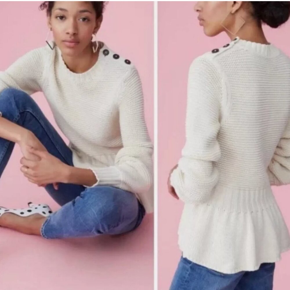Rebecca Taylor sweater, peplum.